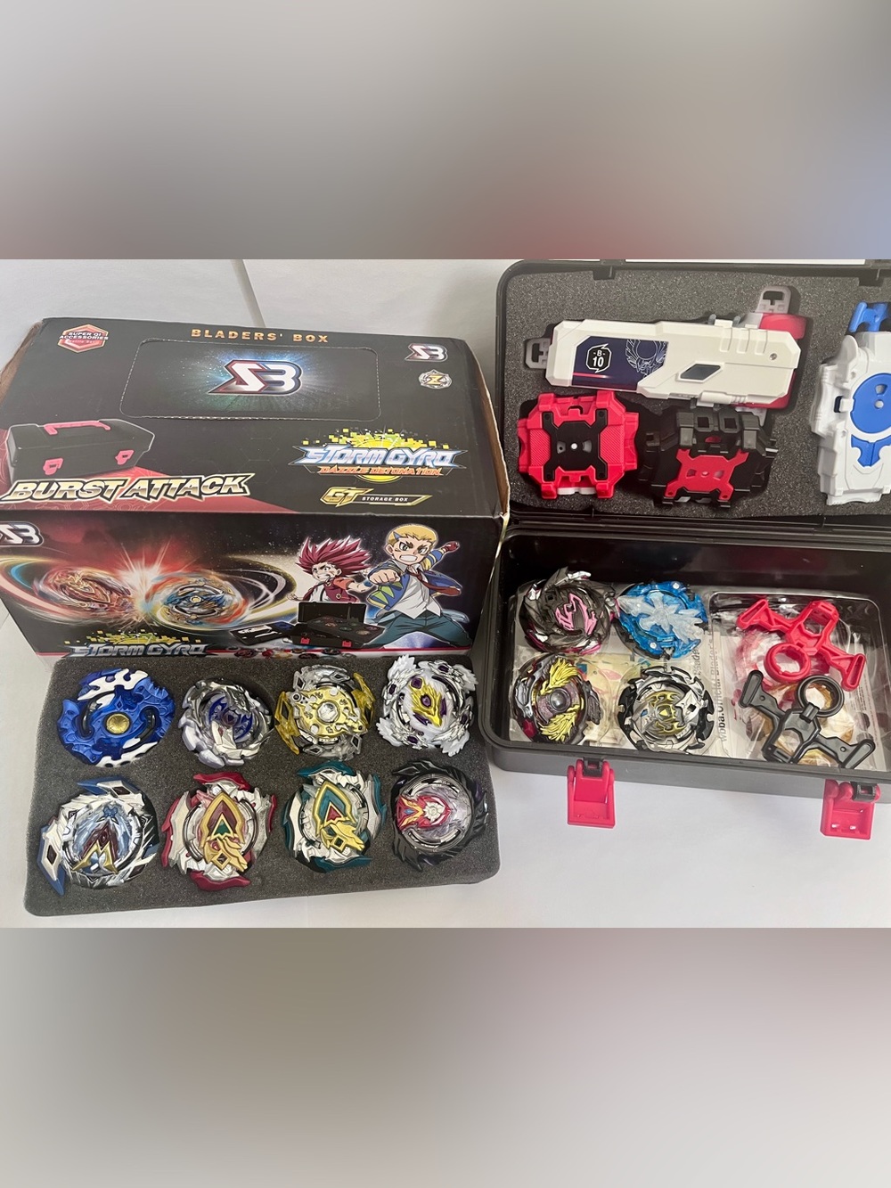 Burst Attack Bladers Box Storm Gyro Dazzle Detonation NEW
